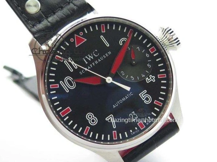 MIROTIME 1226 Big Pilot Real PR IW500433 “Muhammad Ali” ZF Best Edition On Black Leather Strap A UrbanChic 7294